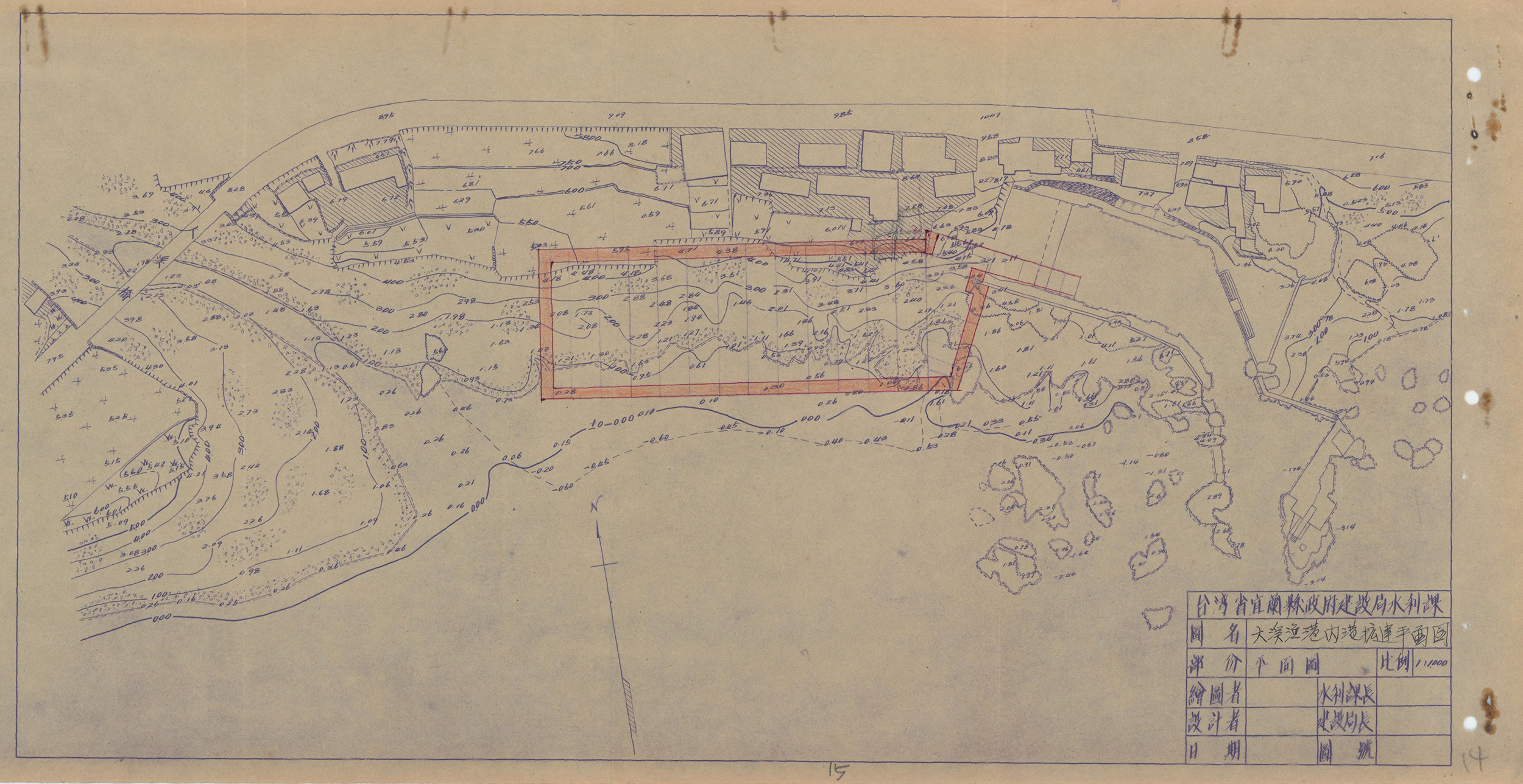 大溪漁港現況圖