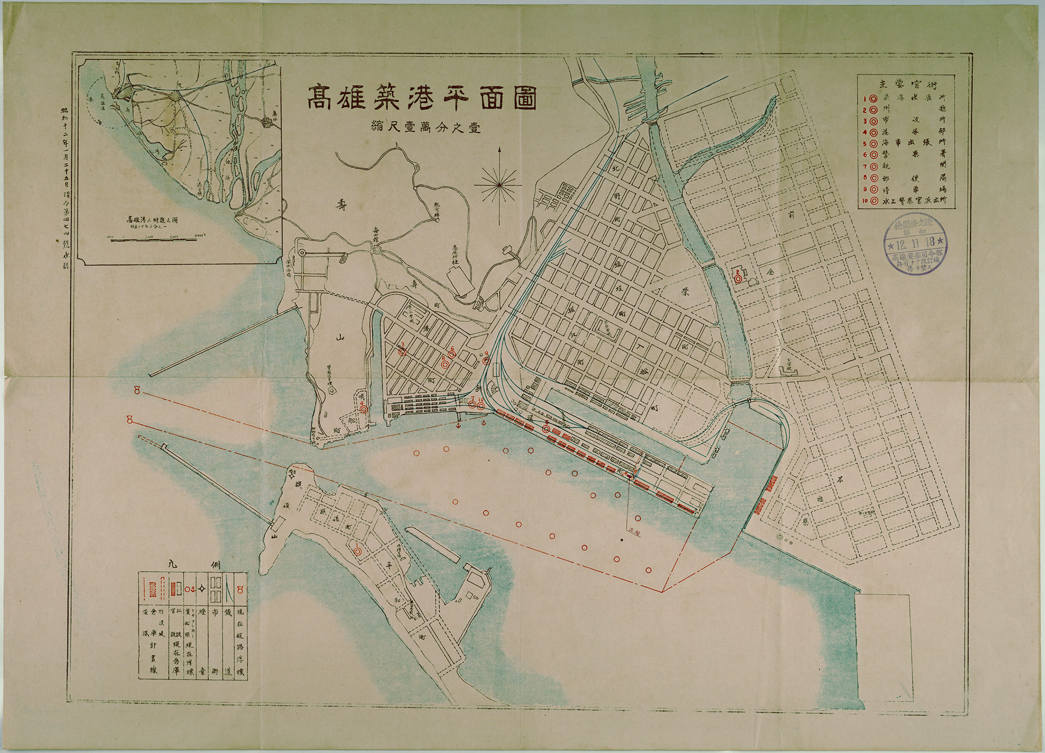 1-1-6-1 高雄築港平面圖